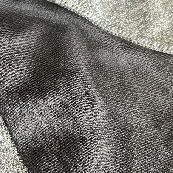 Lululemon Pace Rival Mid Rise Crop 22" Heather‎ Gray/Black Size 4 - Picture 16 of 16